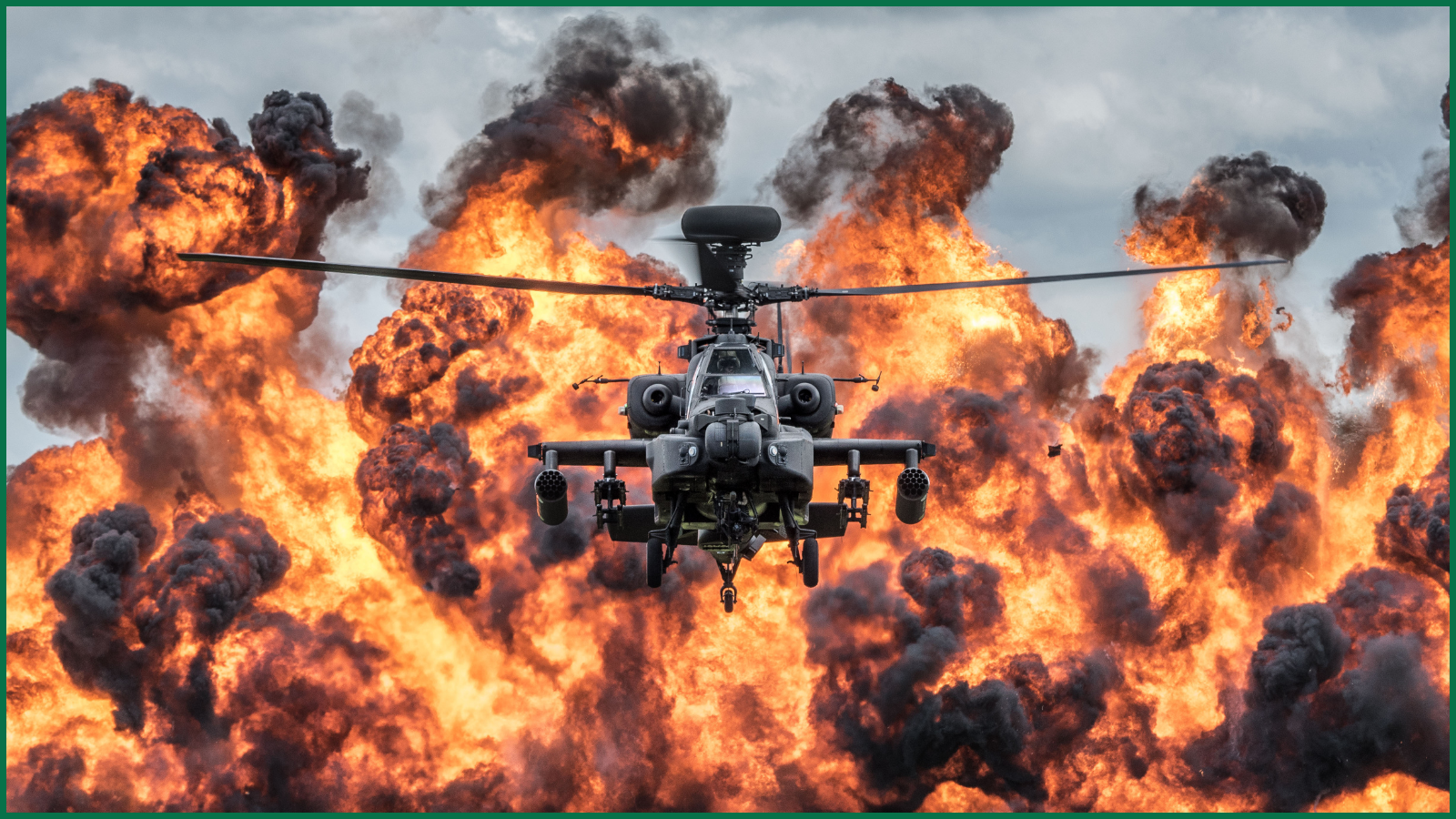 Apache attack helicopter