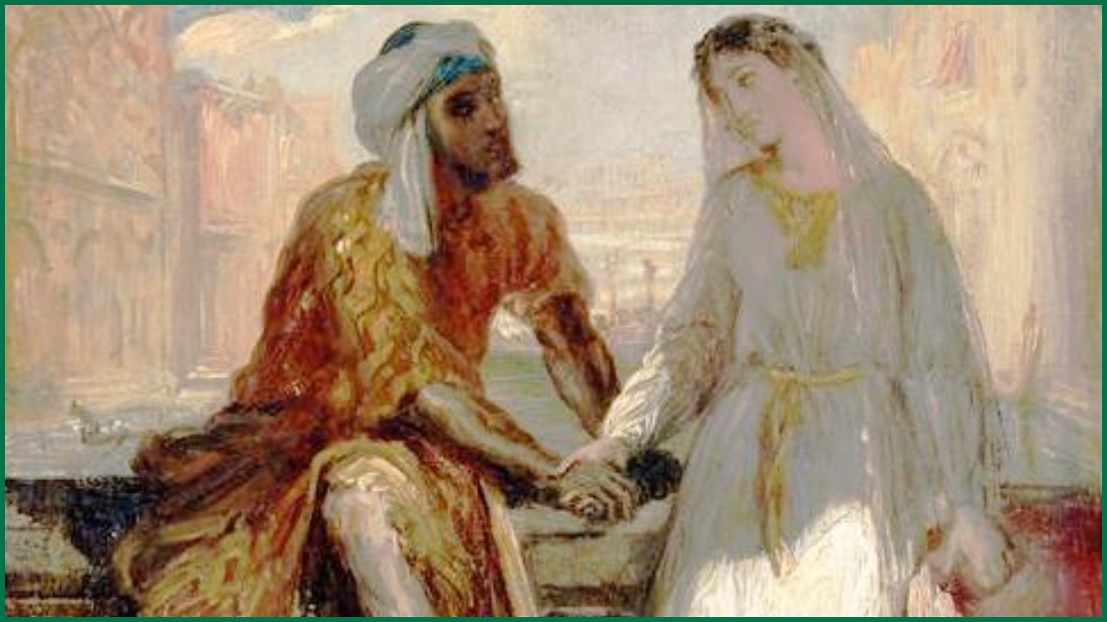 Othello and Desdemona